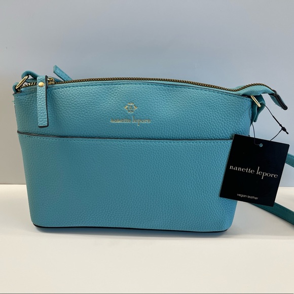 Nanette Lepore Handbags - Nanette Lepore Ridley Dome Crossbody Bag in Aqua